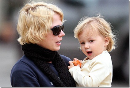 heath ledger michelle williams baby pictures