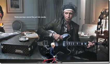 Keith Richards louis vuitton ads campaign photo