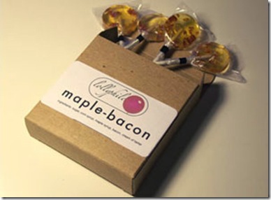 Maple-Bacon Lollipops