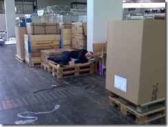 A guy Sleeping