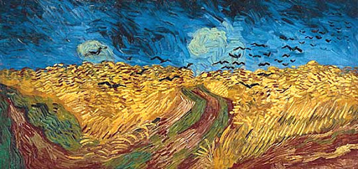 van gogh, korenveld met kraaien