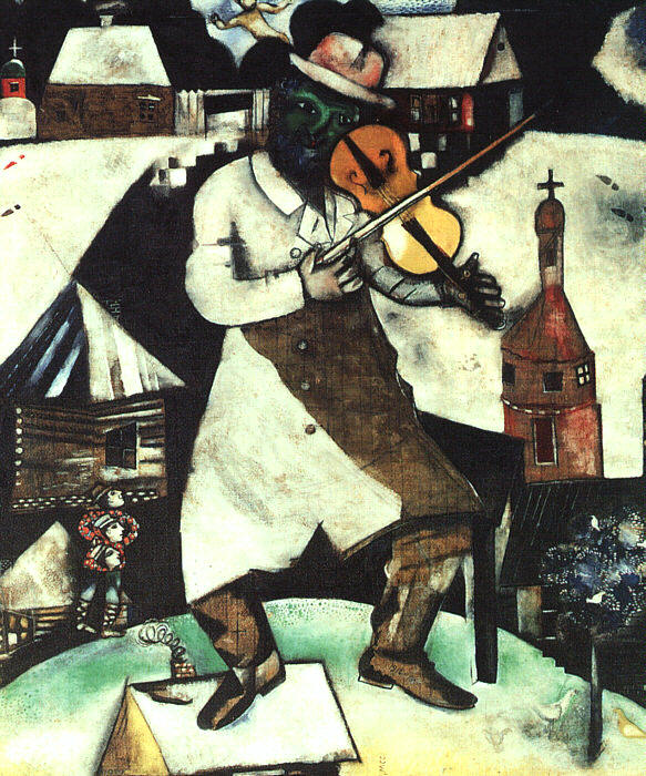 Marc Chagall, de vioolspeler