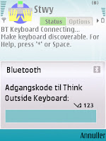 Stowaway keyboard driver - indtast kode for sikker forbindelse - mobilmag.dk