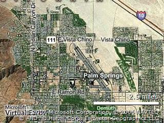 An Arial View of Palm Springs