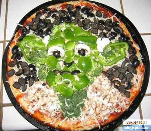 Face in the Pizza
