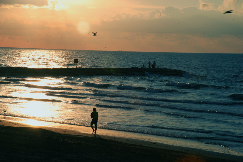Galveston, Tx at Sunrise