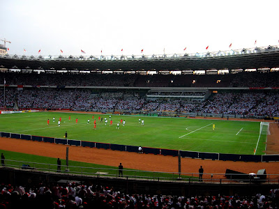 Getting dark at senayan
