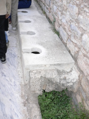 Toilet in Ephesus, Turkey