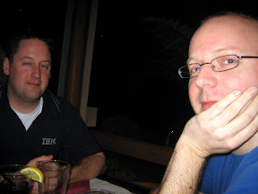 Tim deBoer and a very tired Craig Salter
