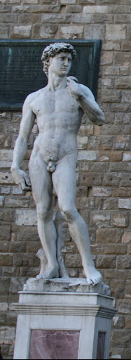 Replica of the David in the Piazza Signoria where it originaly stood.