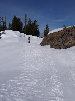 Greta Skiing Rim Drive
