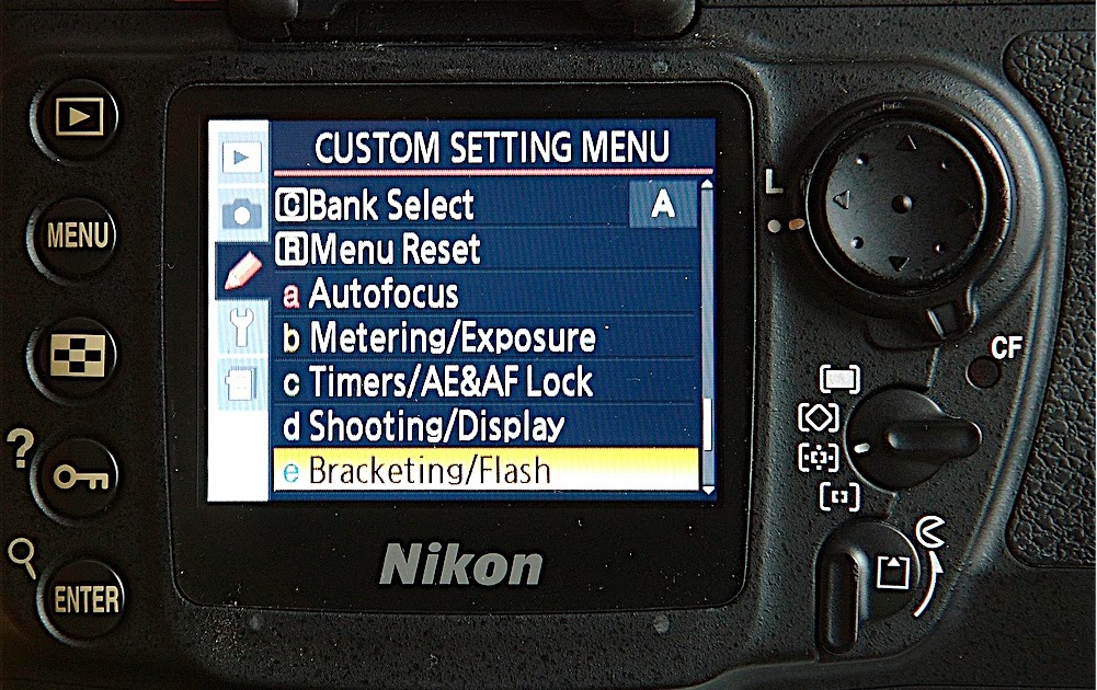 Jürgen's Photography Blog How to setup the Nikon D200 or D70 for