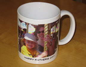Coffee cup with BigE's picture
