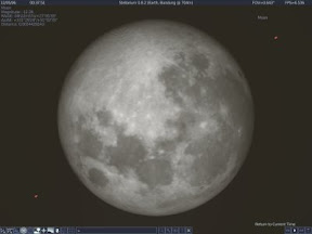 Bulan Purnama menurut Stellarium