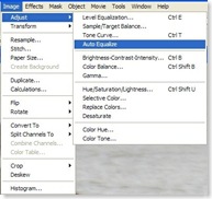 corel auto equalize tools