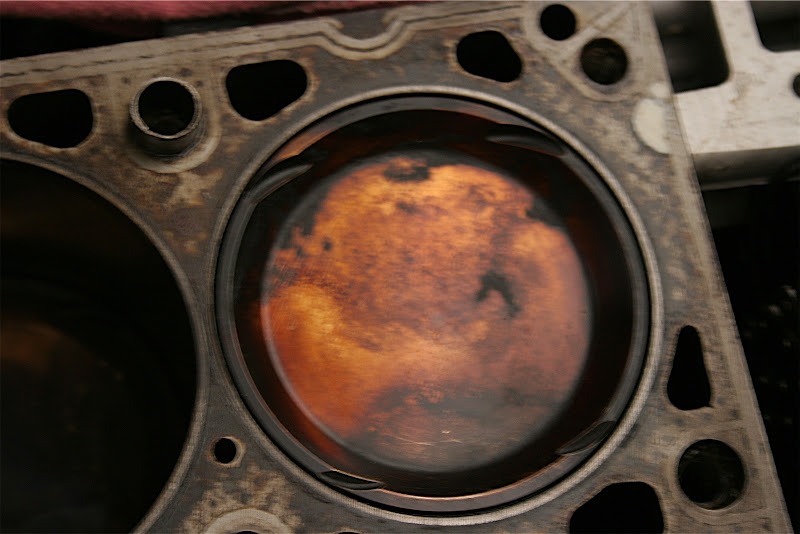 Piston Discoloration