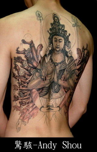 Buddha free tattoo design series.
