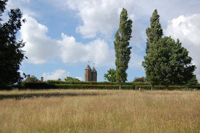 Tower viewed from field