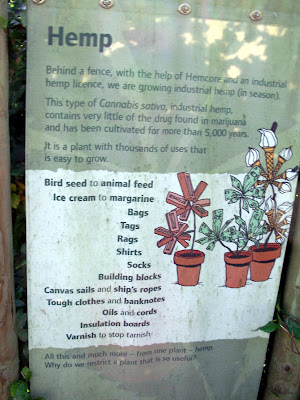 Fibres display - hemp