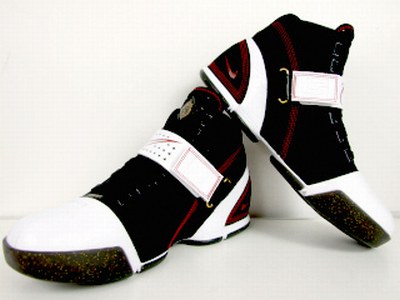 Nike Zoom LeBron V Black White and Red Showcase