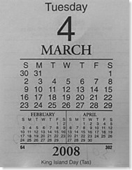 индокитайский календарик