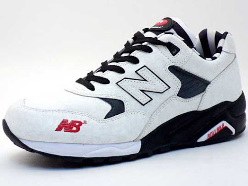 White New Balance Walking Shoes