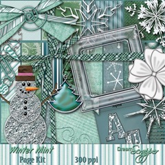 Winter Mint Page Kit