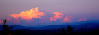 Spectacular sunset - puffy thunderheads over Kern County - Bakersfield, CA. 