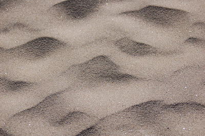 Soft, sparkly sand. 