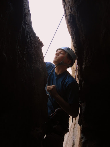 Darrin gaining mastery at Student Wall