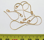 24k Gold Vermeil Shepherd Earring Hook Per Pair