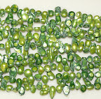 Freshwater Pearl   Olive Green  Bliste