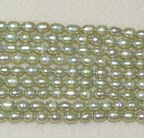 Pearl, cultured freshwater (dyed), aloe,