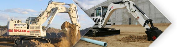 Компактные Самоходные экскаваторы Terex