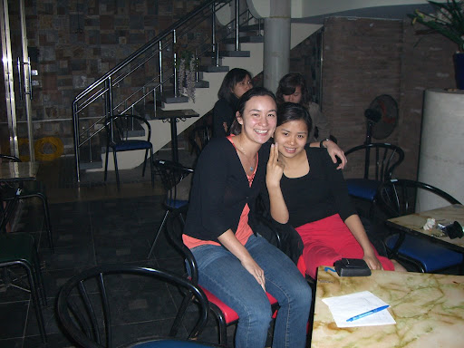 Nat and Linh at the Karaoke Bar