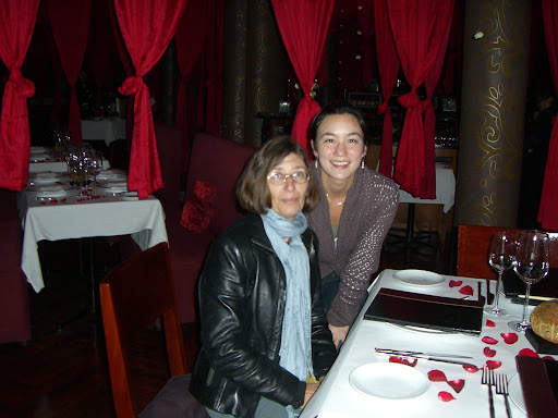 Mum and Nat at Bobby Chinn's