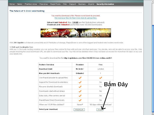 [Web] Cách Download ở Rapidshare & Megaupload Rapid1