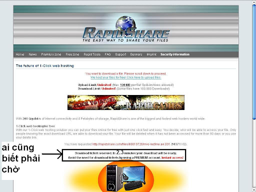 [Web] Cách Download ở Rapidshare & Megaupload Rapid2