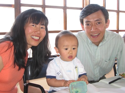 Lucas Ryu y mis tíos Pablo y Meire