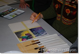 Esquisse au crayon