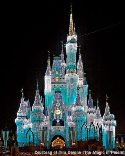 Cinderella Castle with Dream Lights