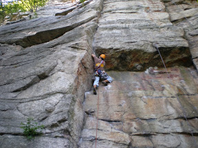 Riši on Retribution, 5.10b.