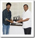 Vijay with AVM