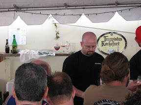 Lost Abbey / Port Brewing Master Brewer (and Belgian Beer Party co-founder) Tomme Arthur serving up tasty berverages