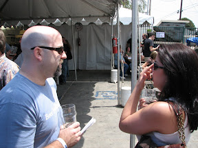 Ivan of Churchill's Pub and Grille talks with Carol about (what else?) beer.