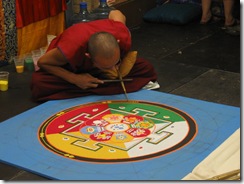 Tibet Mondala Sand Painting for Karma