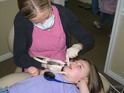 Lindsay at the dentist