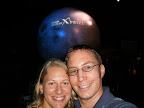 Tim and Jen at the Google Lunar X PRIZE booth at NextFest 2007