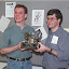 Chip Nimick presenting the Peter Lyman award to Eric Hernady Chip Nimick presenting the Peter Lyman award to Eric Hernady