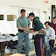 Eric hands out prizes